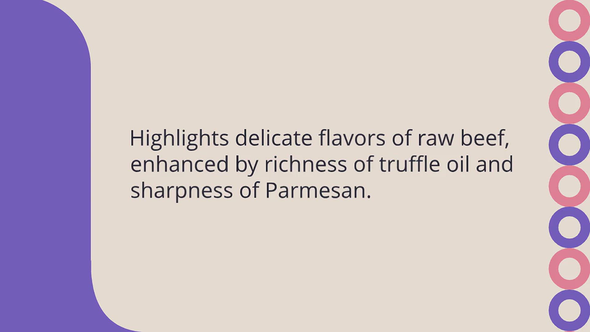 'Video thumbnail for Beef Carpaccio with Truffle Oil and Parmesan'