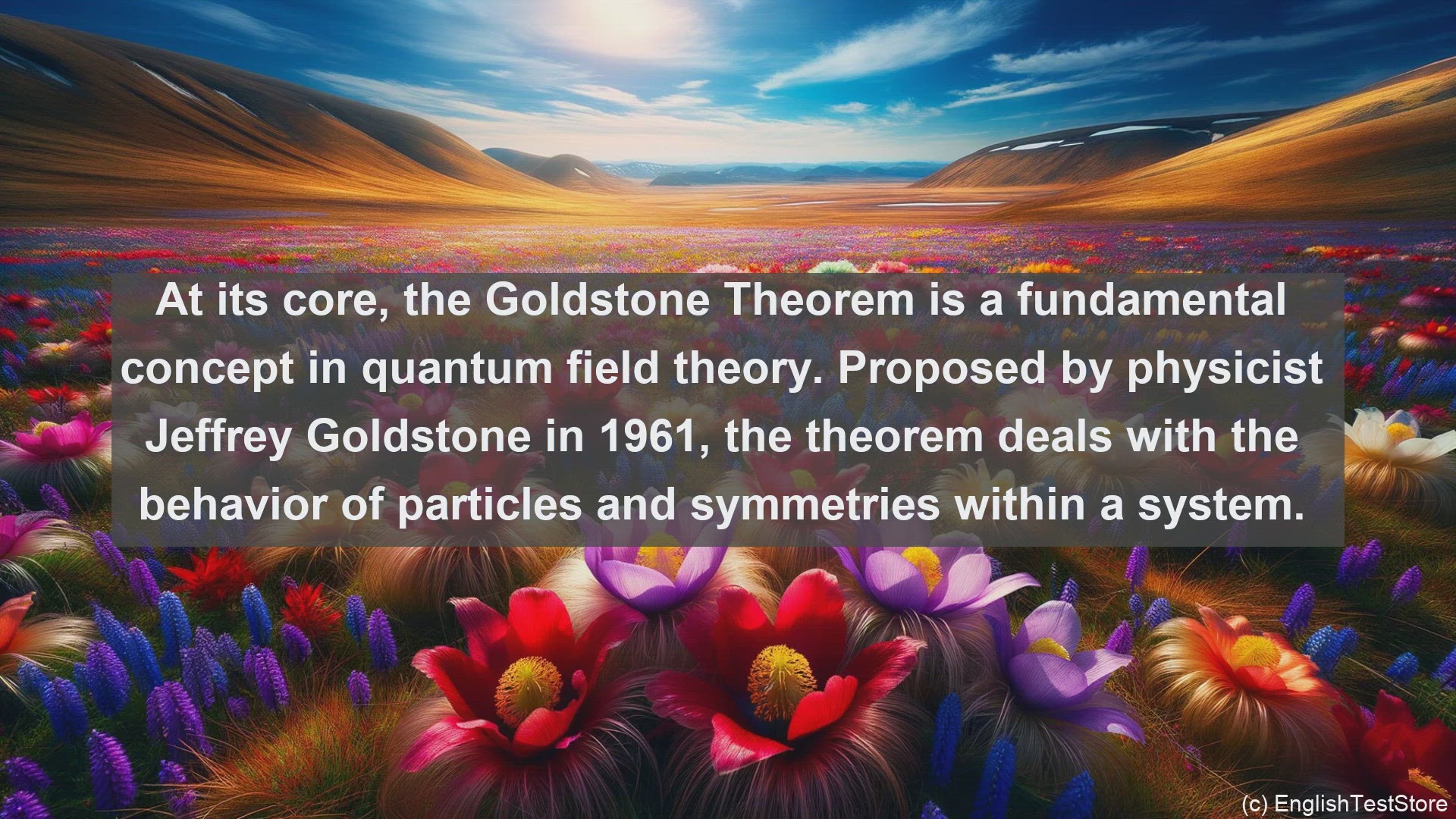 'Video thumbnail for Goldstone theorem in science  definition and examples'