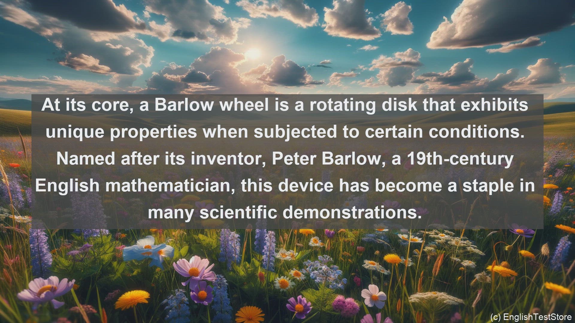 'Video thumbnail for Barlow wheel in science  definition and examples'