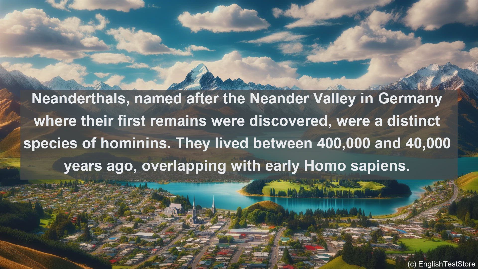 'Video thumbnail for Neanderthal man in science  definition and examples'