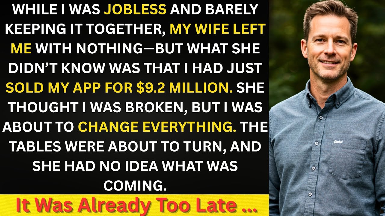 Video thumbnail for My Wife Left Me While I Was Jobless; She Had No Clue I’d Just Sold an App for $9.2 Million.