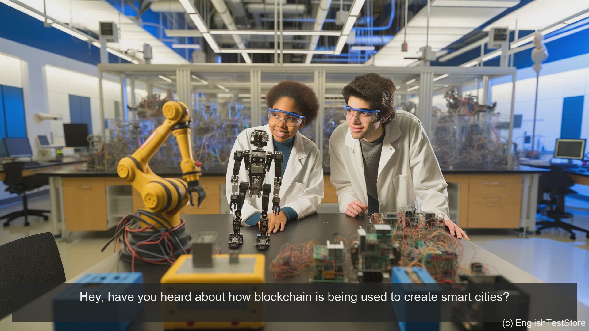 'Video thumbnail for English Conversation for Informatics Engineering: Blockchain-powered Smart Cities'