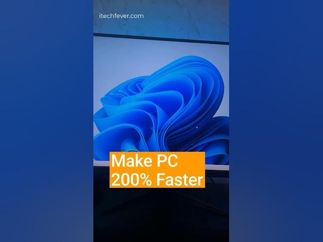 Video thumbnail for Make PC 200% Faster #shorts