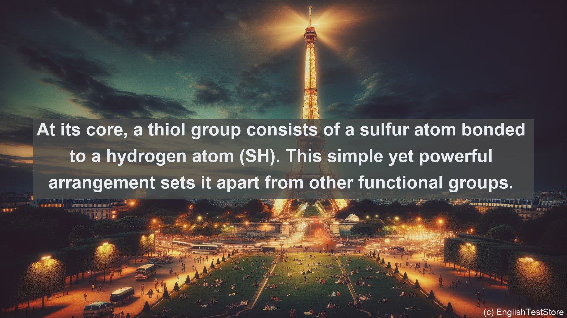 'Video thumbnail for Thiol group in science  definition and examples'