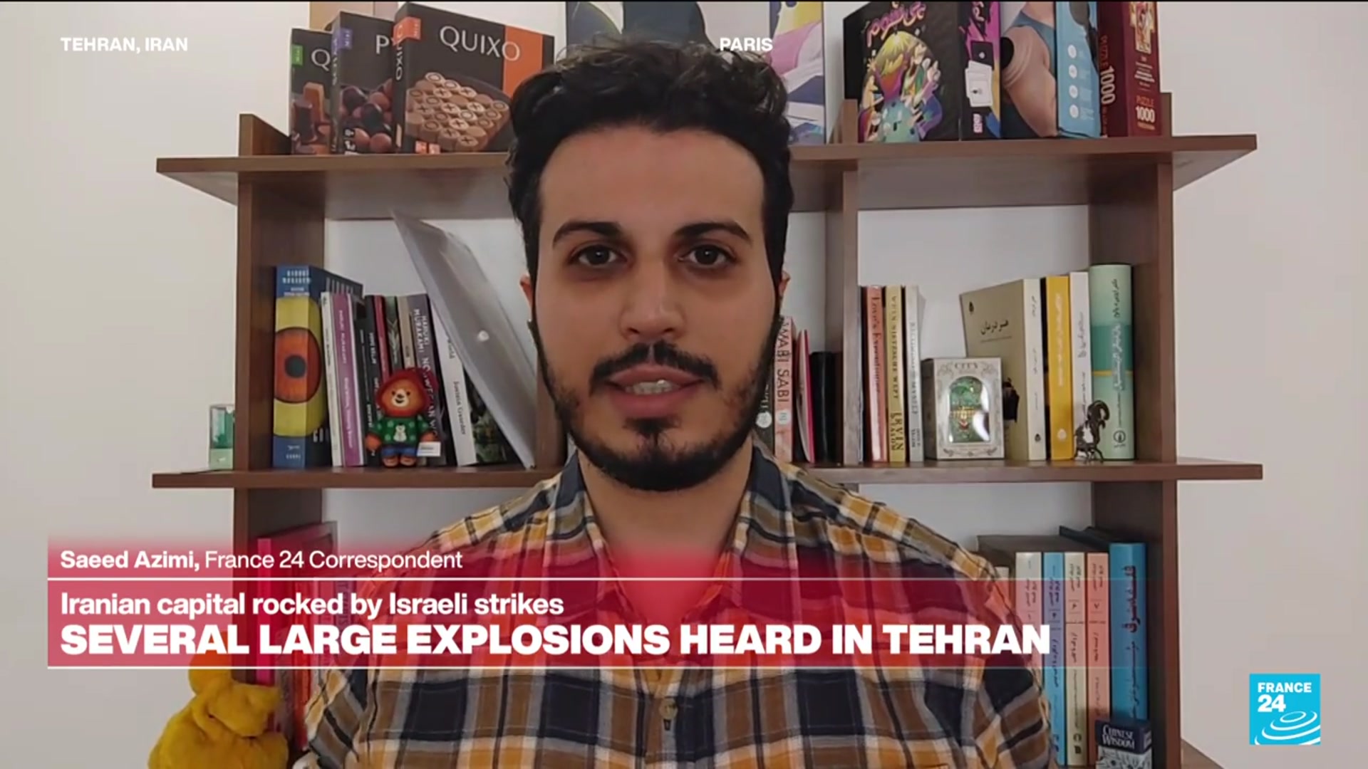 'Video thumbnail for Israel targets Tehran's Evin prison in latest strikes'