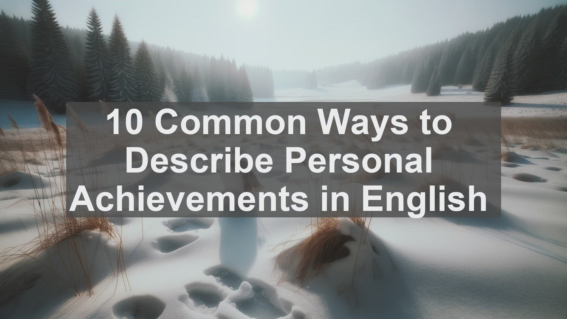 'Video thumbnail for 10 Common Ways to Describe Personal Achievements in English '