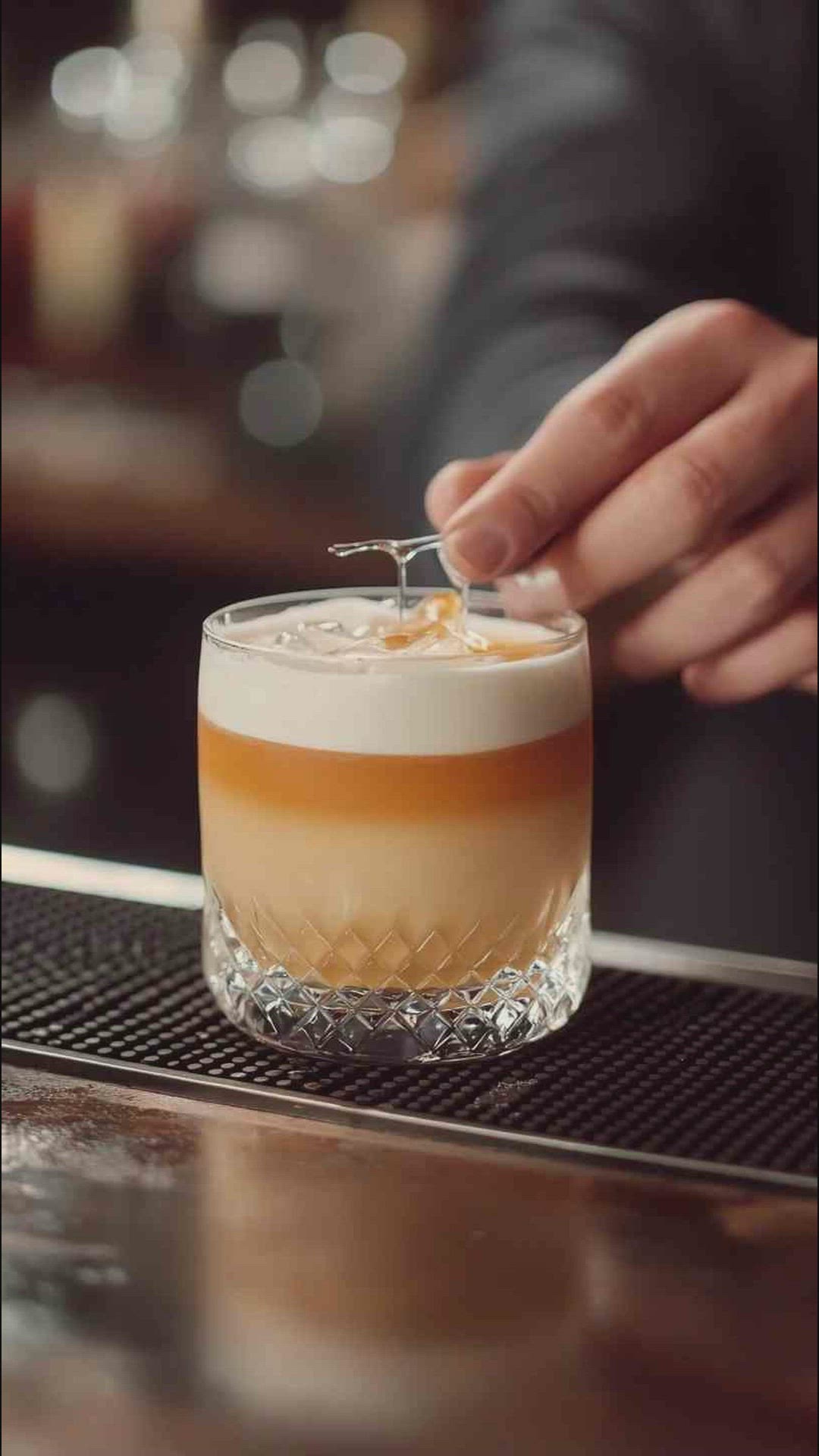 'Video thumbnail for Amaretto Sour with a Modern Twist Recipe'