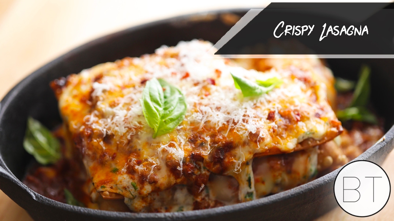 Video thumbnail for Crispy Lasagna