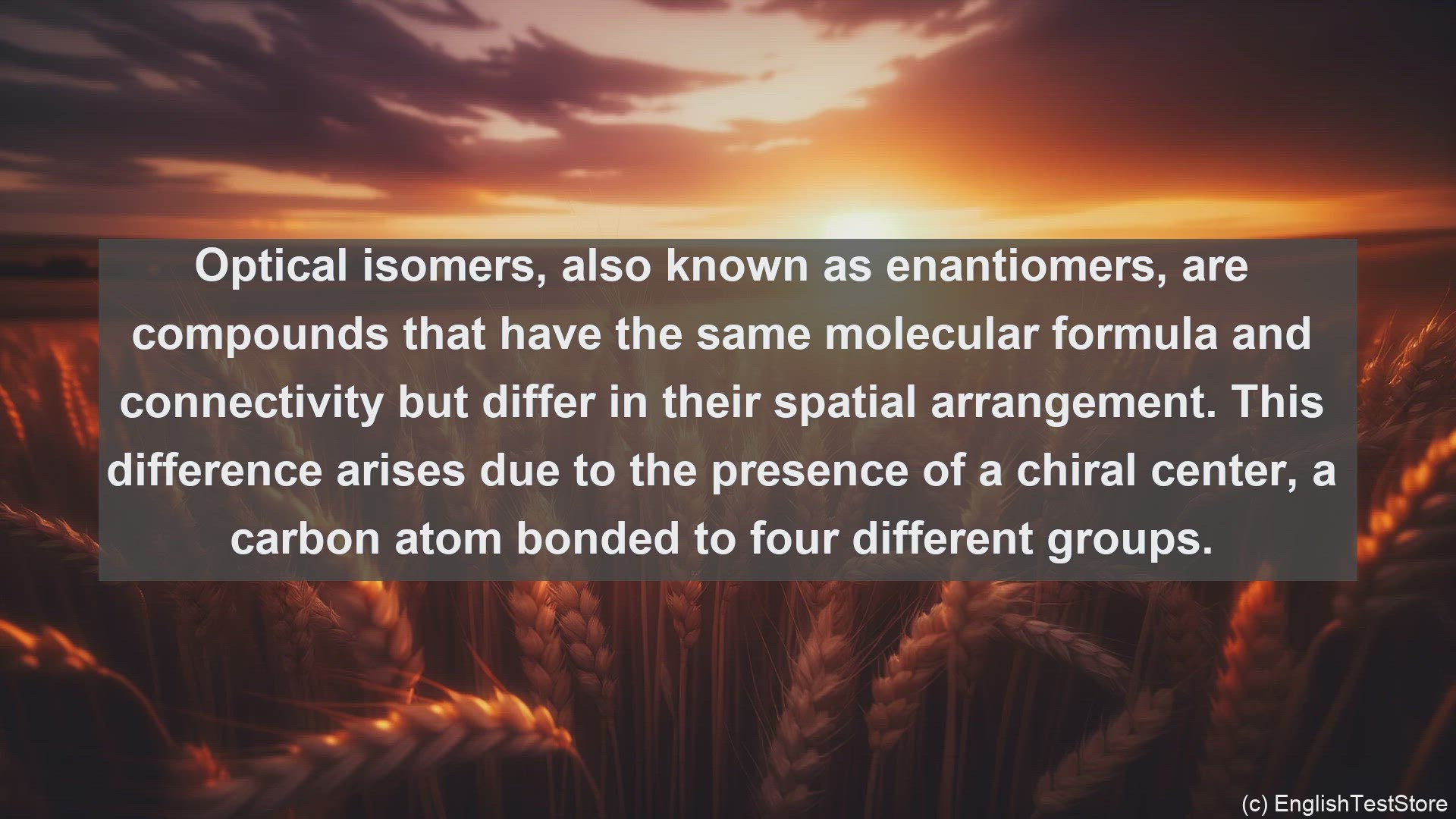 'Video thumbnail for Optical isomers in science  definition and examples'
