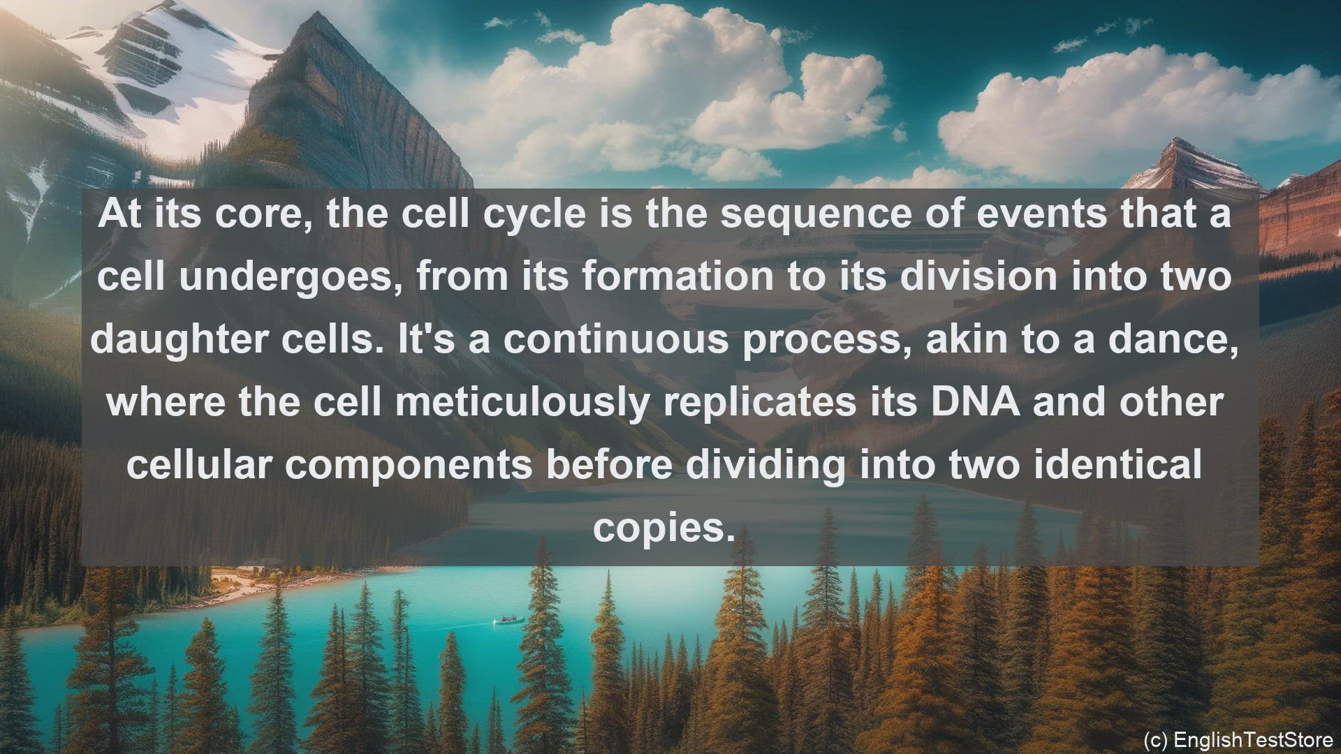 'Video thumbnail for Cell cycle in science  definition and examples'