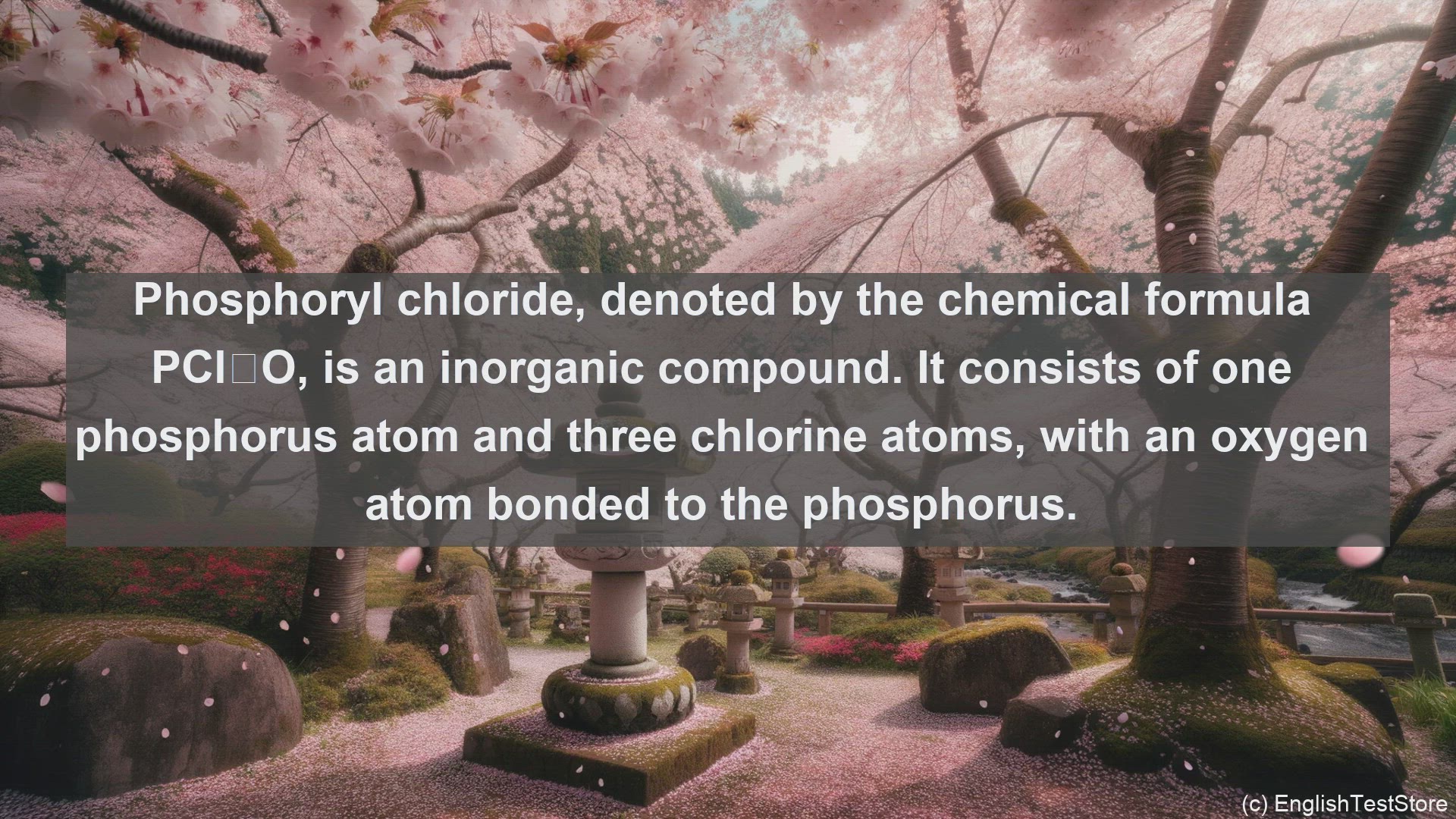 'Video thumbnail for Phosphoryl chloride in science  definition and examples'