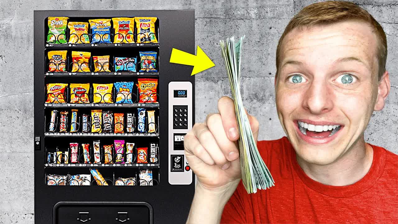 'Video thumbnail for Financial Wolf: first vending machine location! passive income journey'