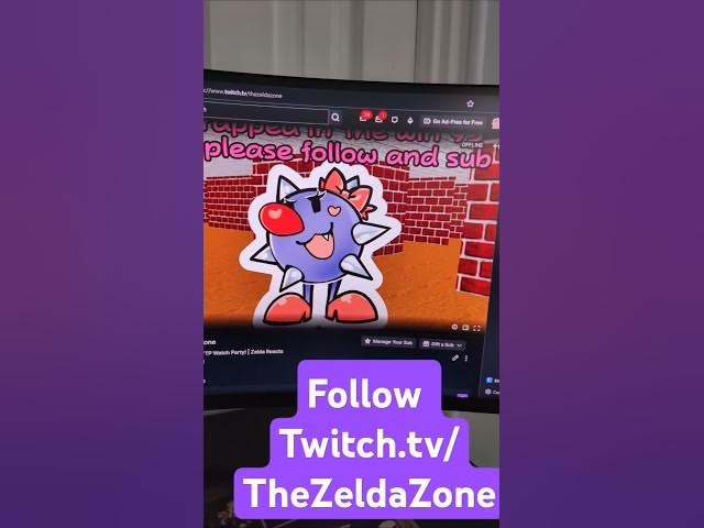 Video thumbnail for Zelda streams on Twitch now! #announcement #twitch
