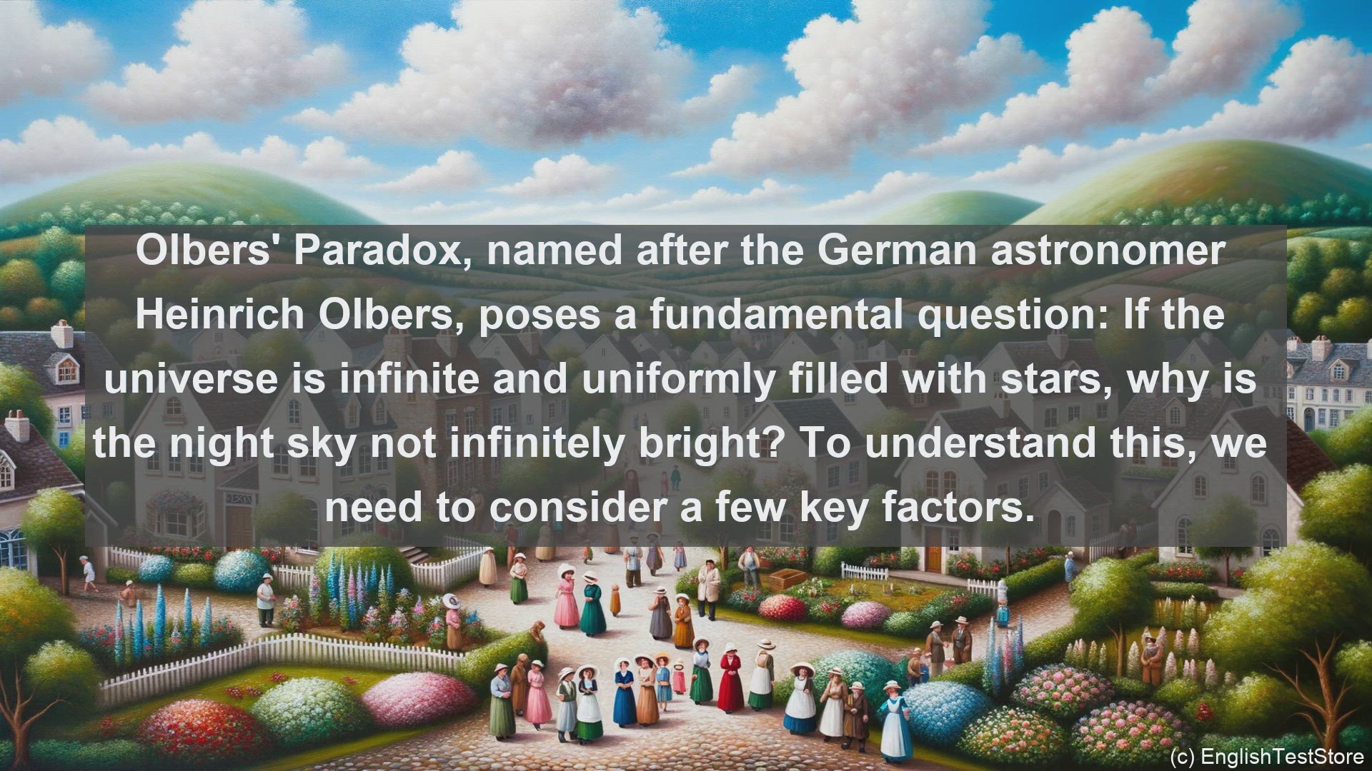 'Video thumbnail for Olbers paradox in science  definition and examples'