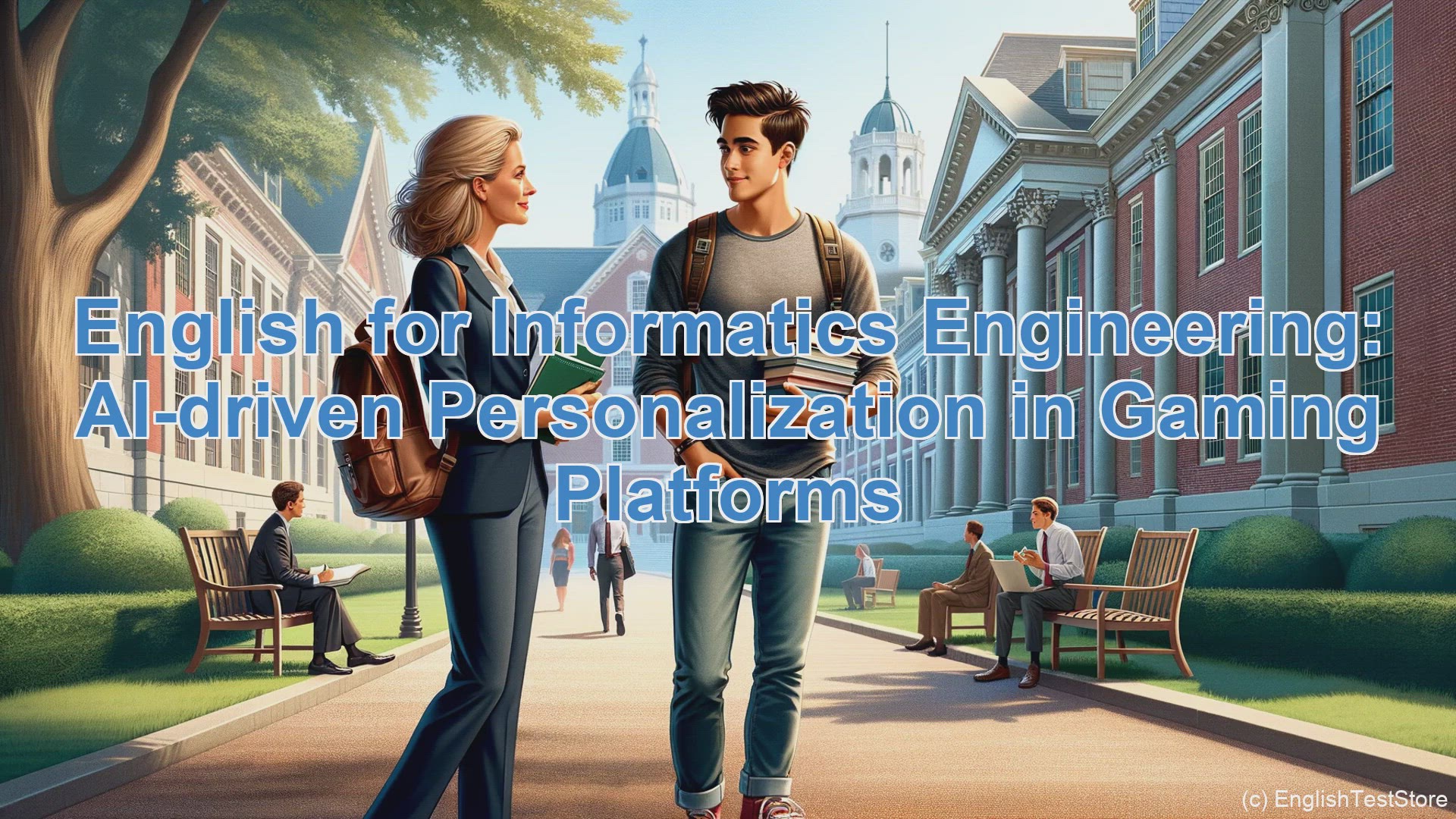 'Video thumbnail for English Conversation for Informatics Engineering: AI-driven Personalization in Gaming Platforms'