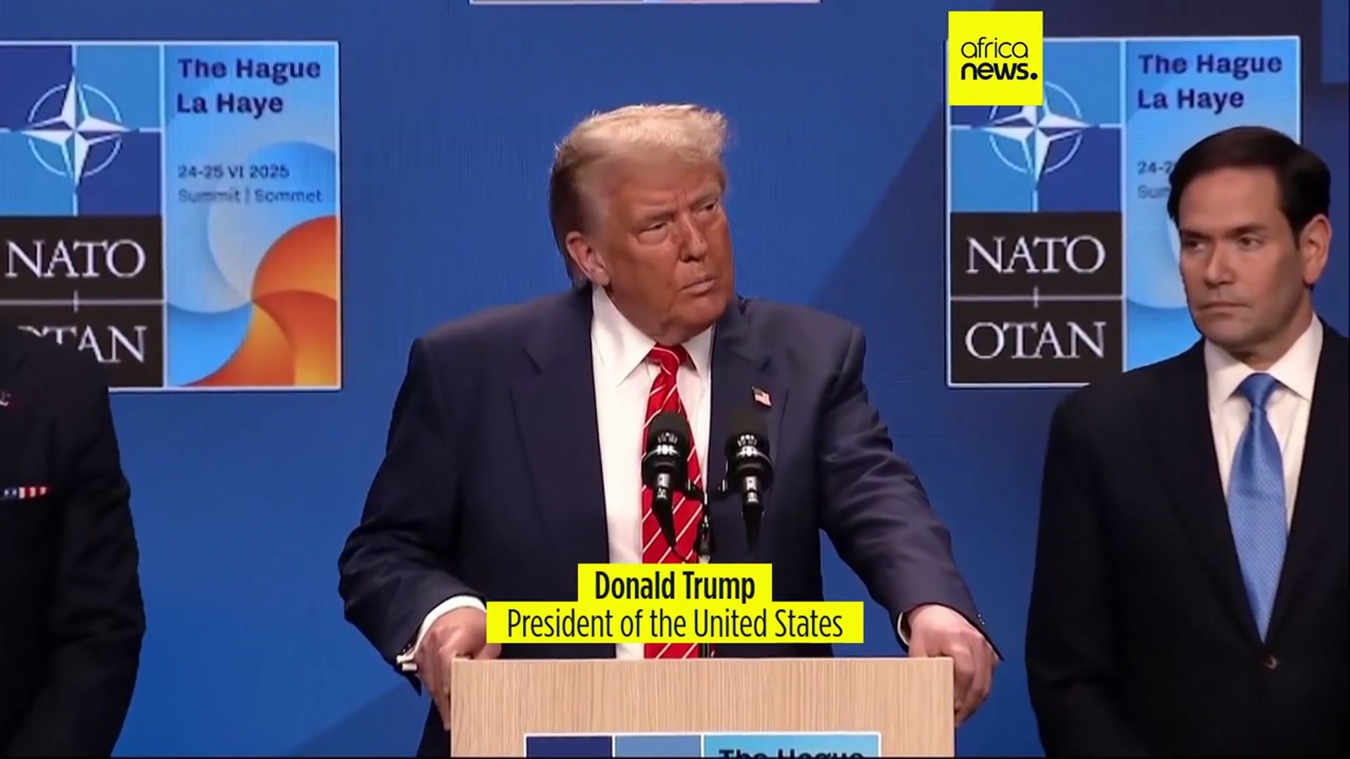 'Video thumbnail for Donald Trump announces talks between US and Iranian officials next week'