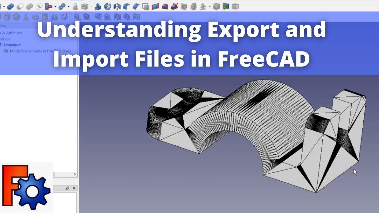 'Video thumbnail for Understanding Export and Import files in FreeCAD | FreeCAD Files | FreeCAD Tutorial | Mechnexus |'