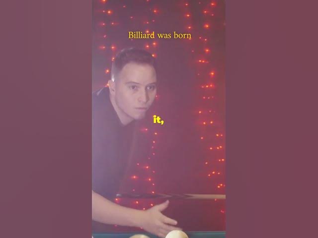 Video thumbnail for Billiard was born #ball #sportsball #games #shorts