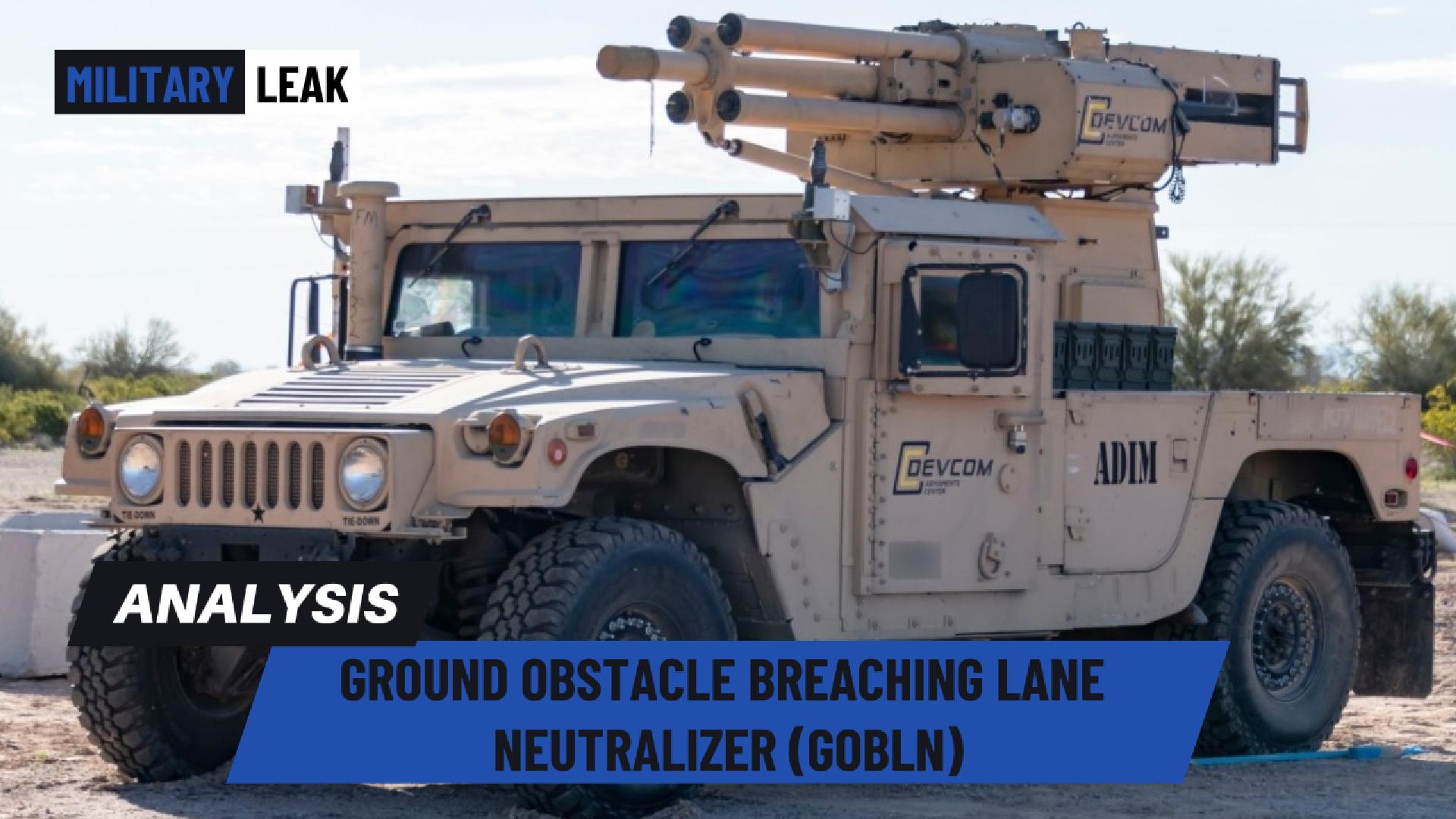 'Video thumbnail for Ground Obstacle Breaching Lane Neutralizer (GOBlN)'