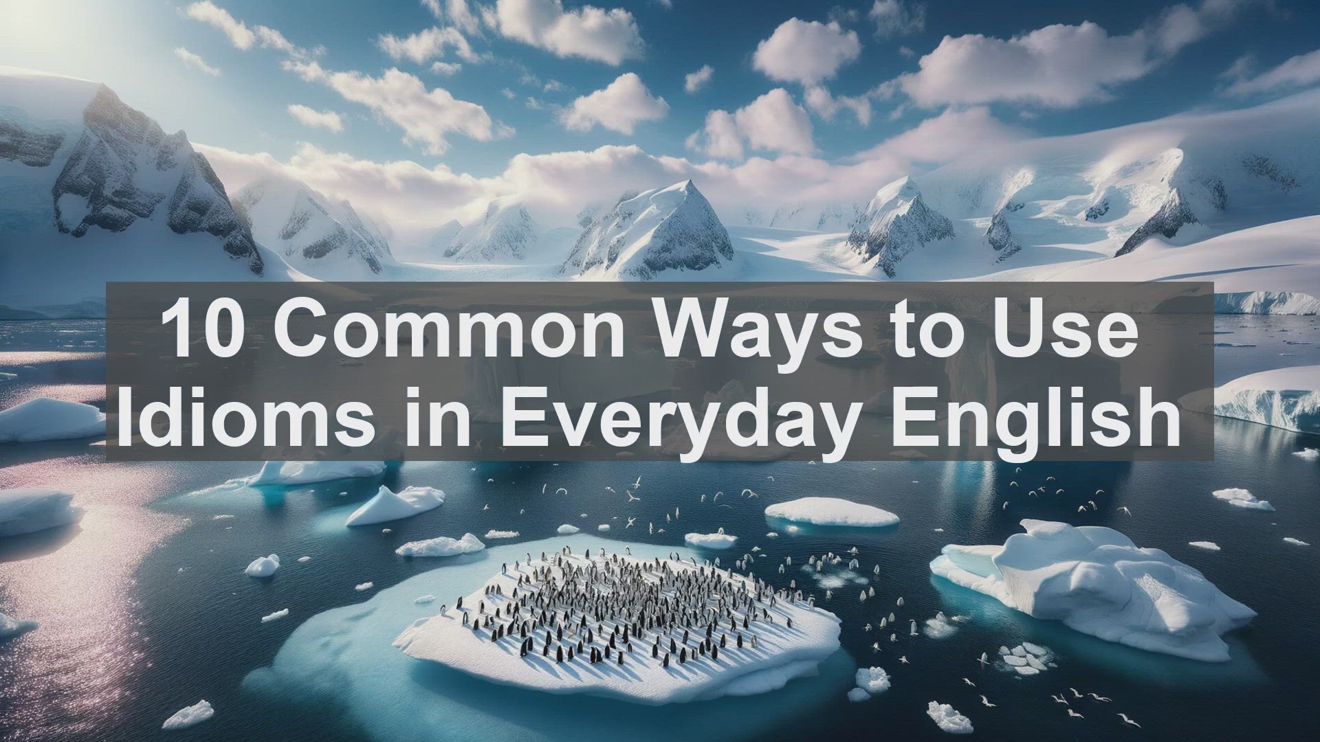 'Video thumbnail for 10 Common Ways to Use Idioms in Everyday English '