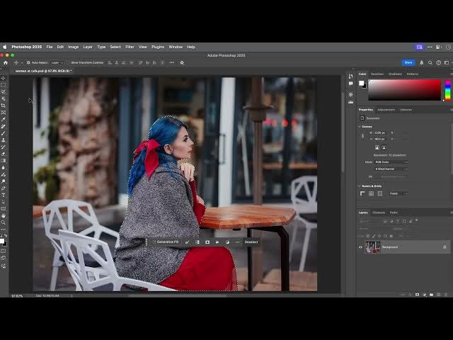 Video thumbnail for How to Use the Selection Brush Tool with Generative Fill in Photoshop 2025