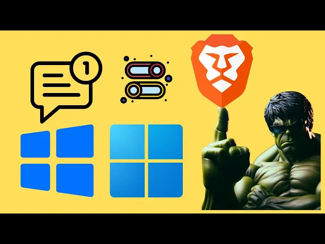 'Video thumbnail for How to Allow or Block Notifications in Brave Browser on Windows 11 or 10 | GearUpWindows Tutorial'
