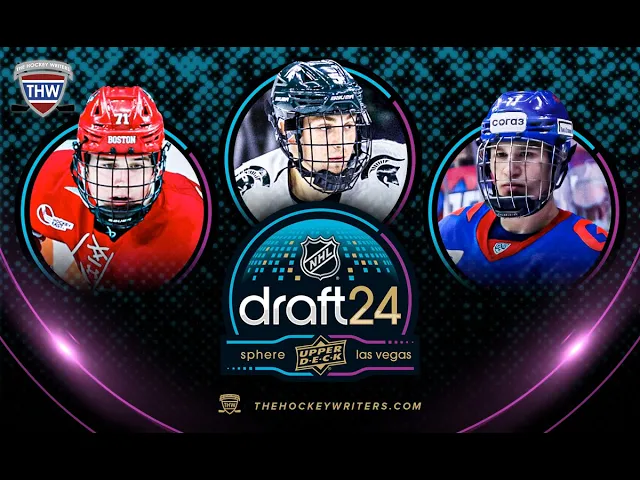 'Video thumbnail for 6 Bold Predictions for the 2024 NHL Draft: Silayev, Helenius, Stiga, Solberg & More'
