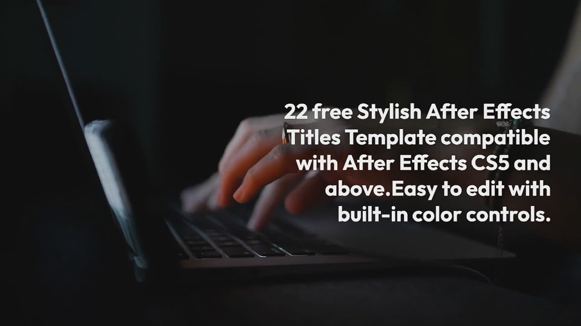 'Video thumbnail for FREE – 22 Stylish After Effects Titles Template'