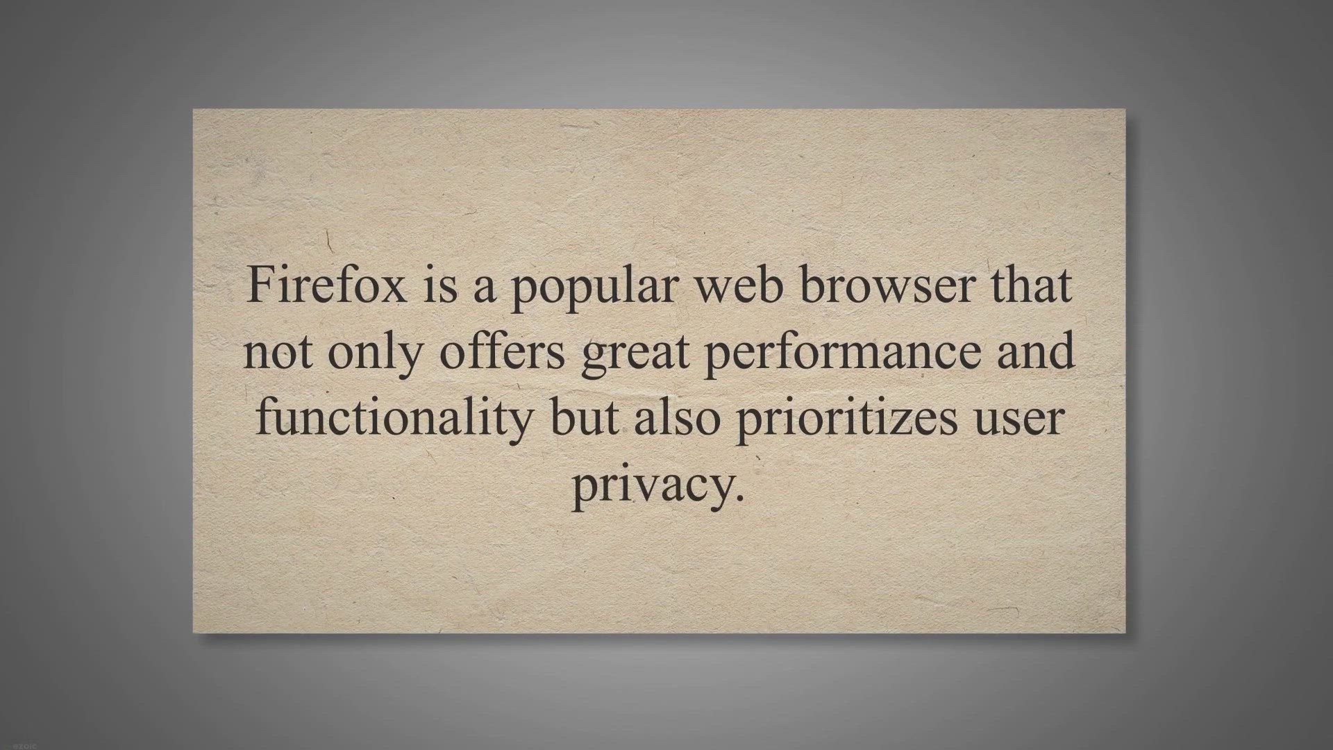 'Video thumbnail for Firefox for Privacy: How to Keep Your Online Activity Private'