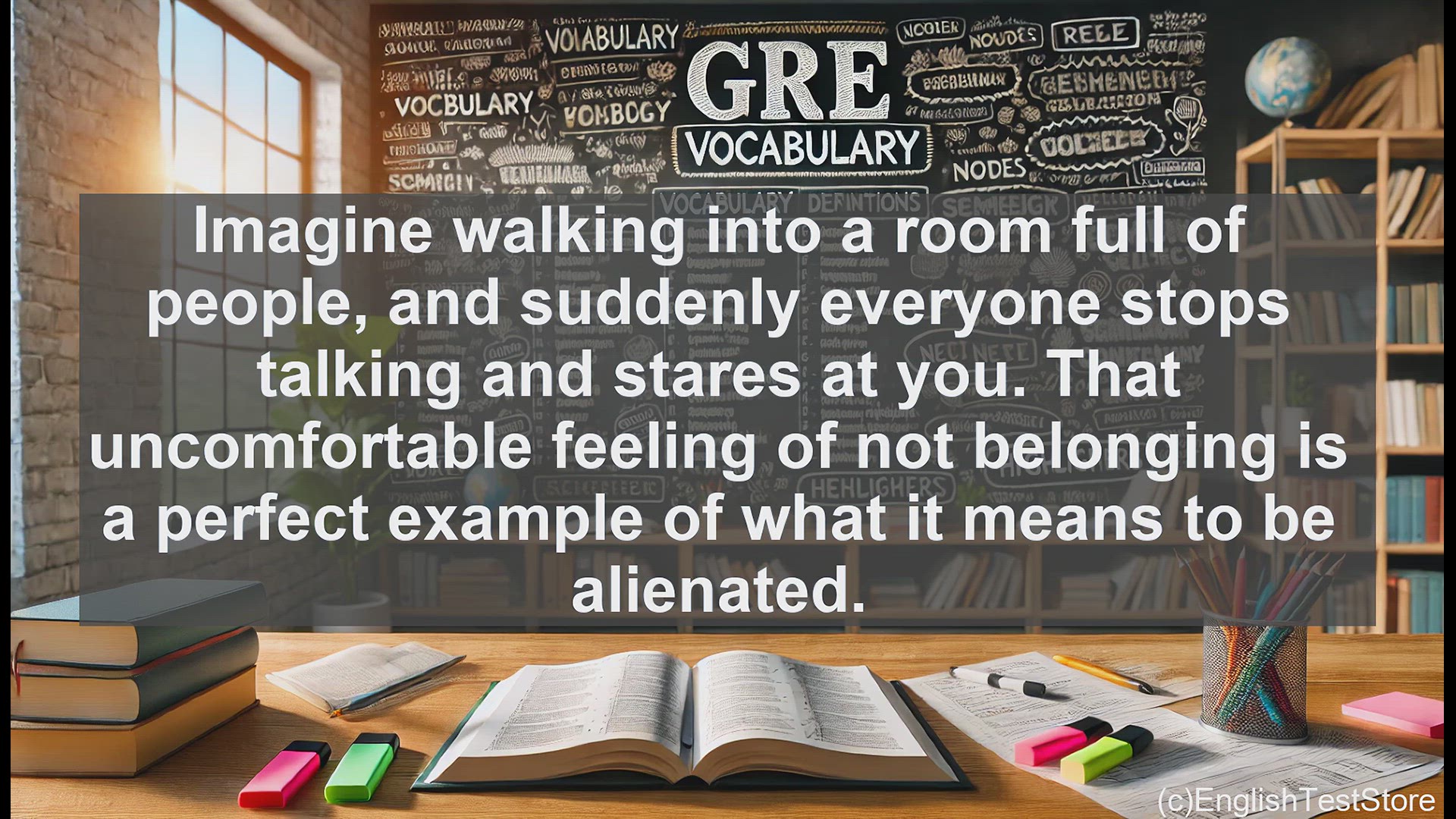 'Video thumbnail for GRE Vocabulary Lesson: The Meaning and Use of 'Alienate''