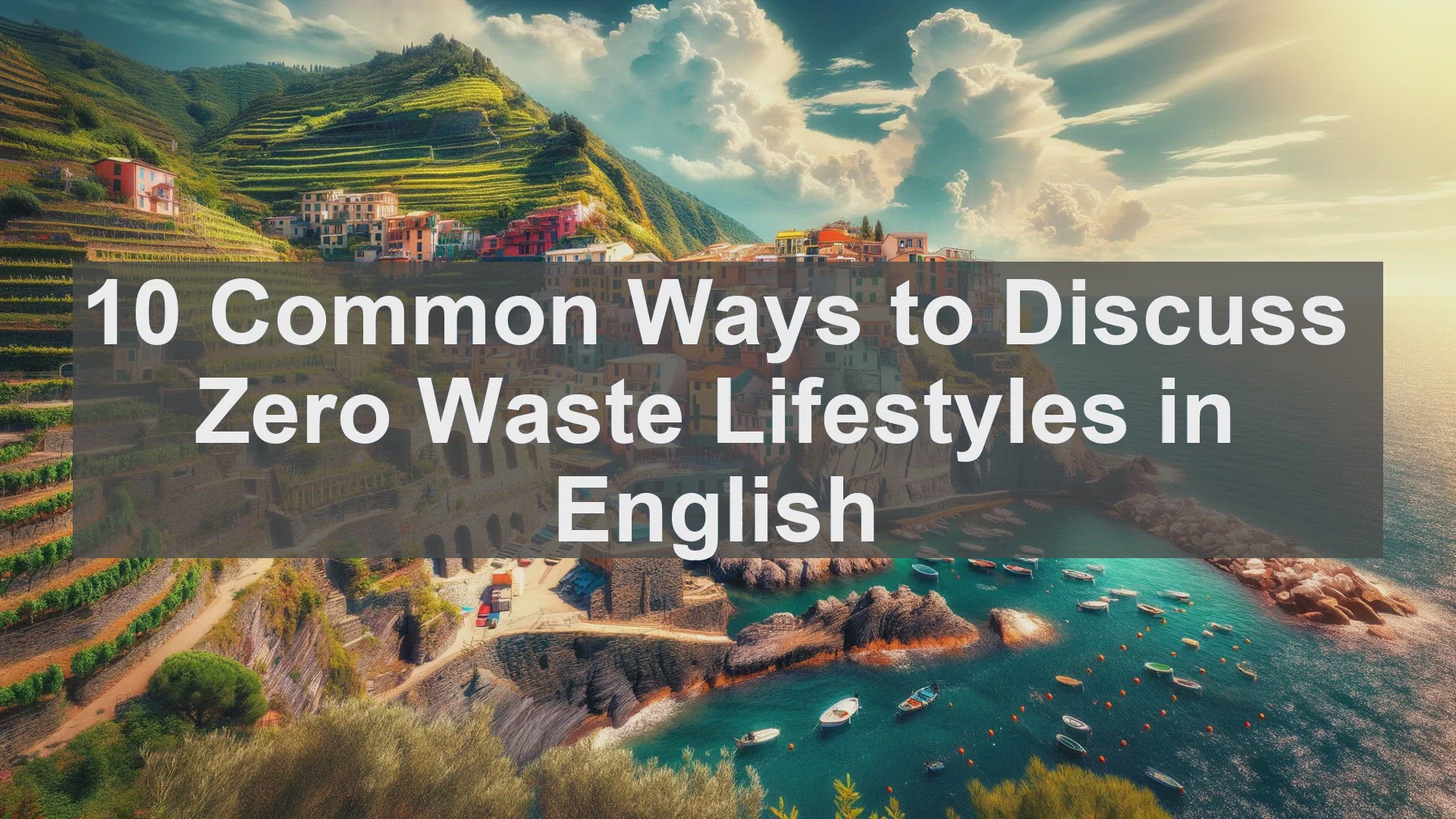 'Video thumbnail for 10 Common Ways to Discuss Zero Waste Lifestyles in English '