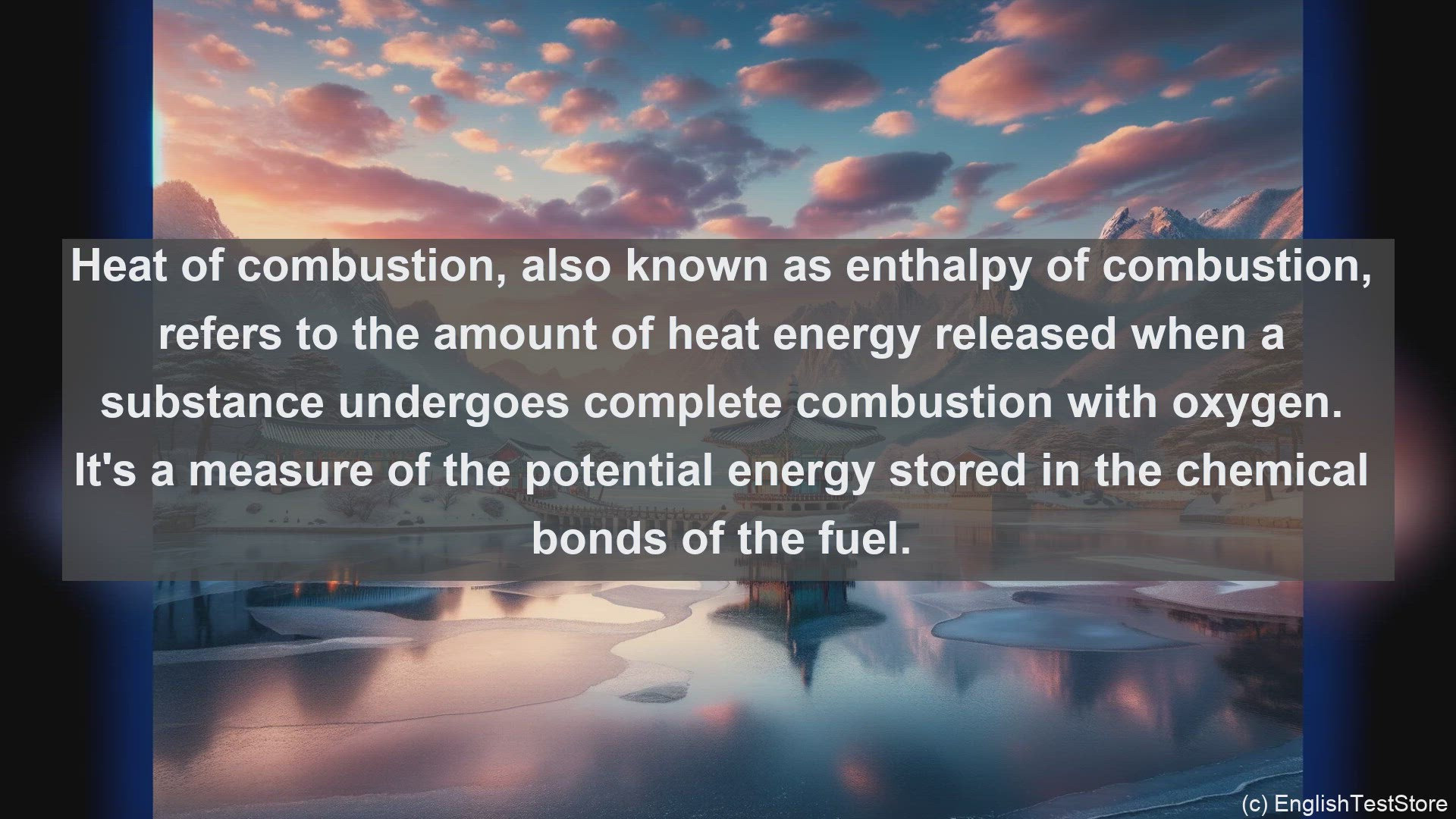'Video thumbnail for Heat of combustion in science  definition and examples'