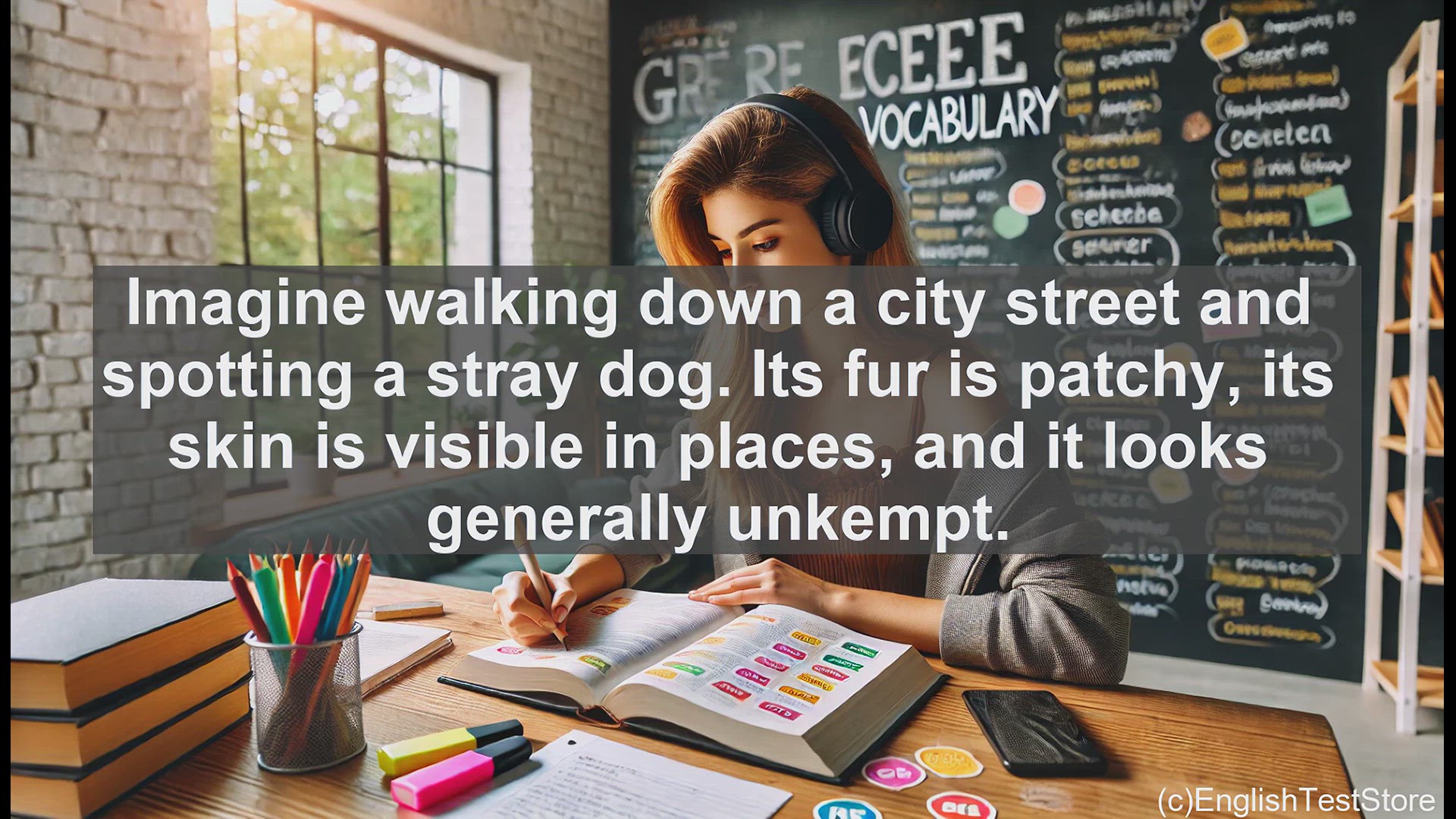 'Video thumbnail for GRE Vocabulary Lesson: Mangy - From Scruffy Dogs to Dilapidated Structures'