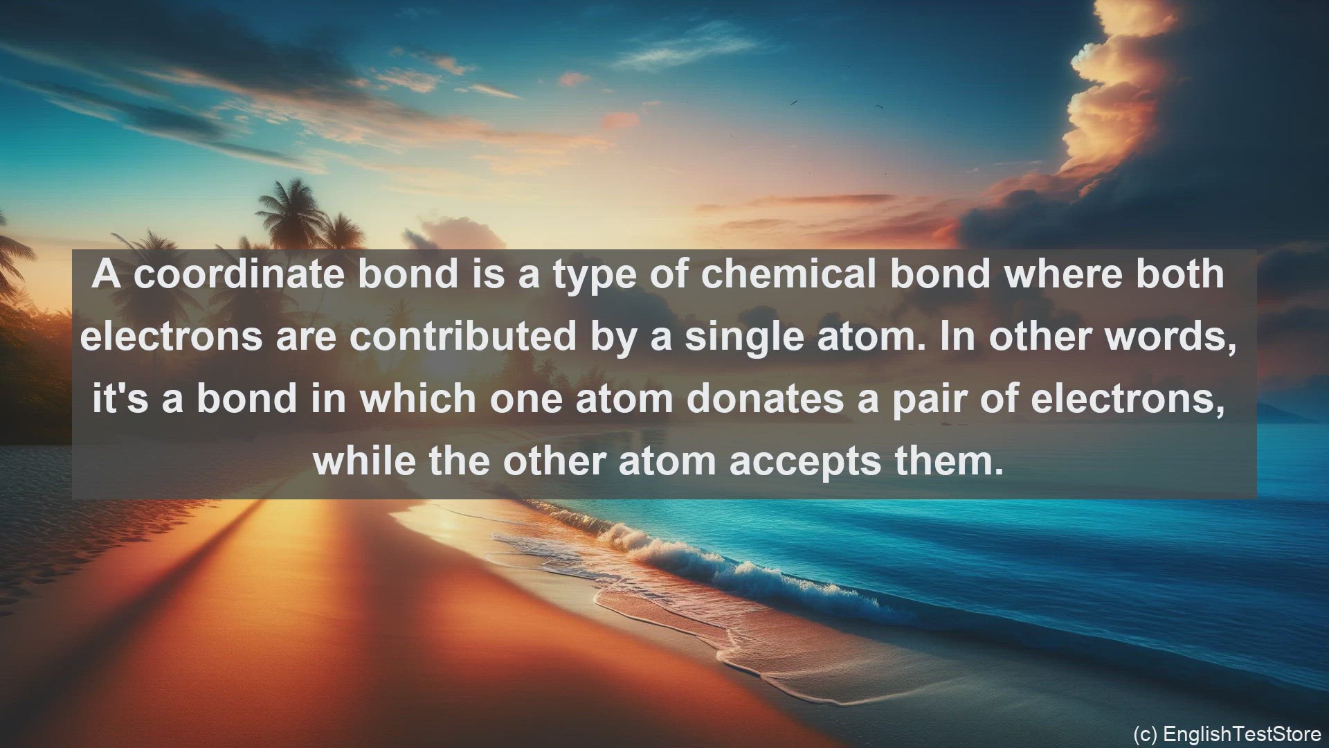 'Video thumbnail for Coordinate bond in science  definition and examples'