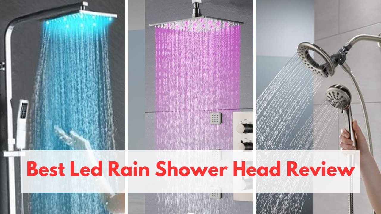 'Video thumbnail for Best Led Rain Shower Head review in 2023'