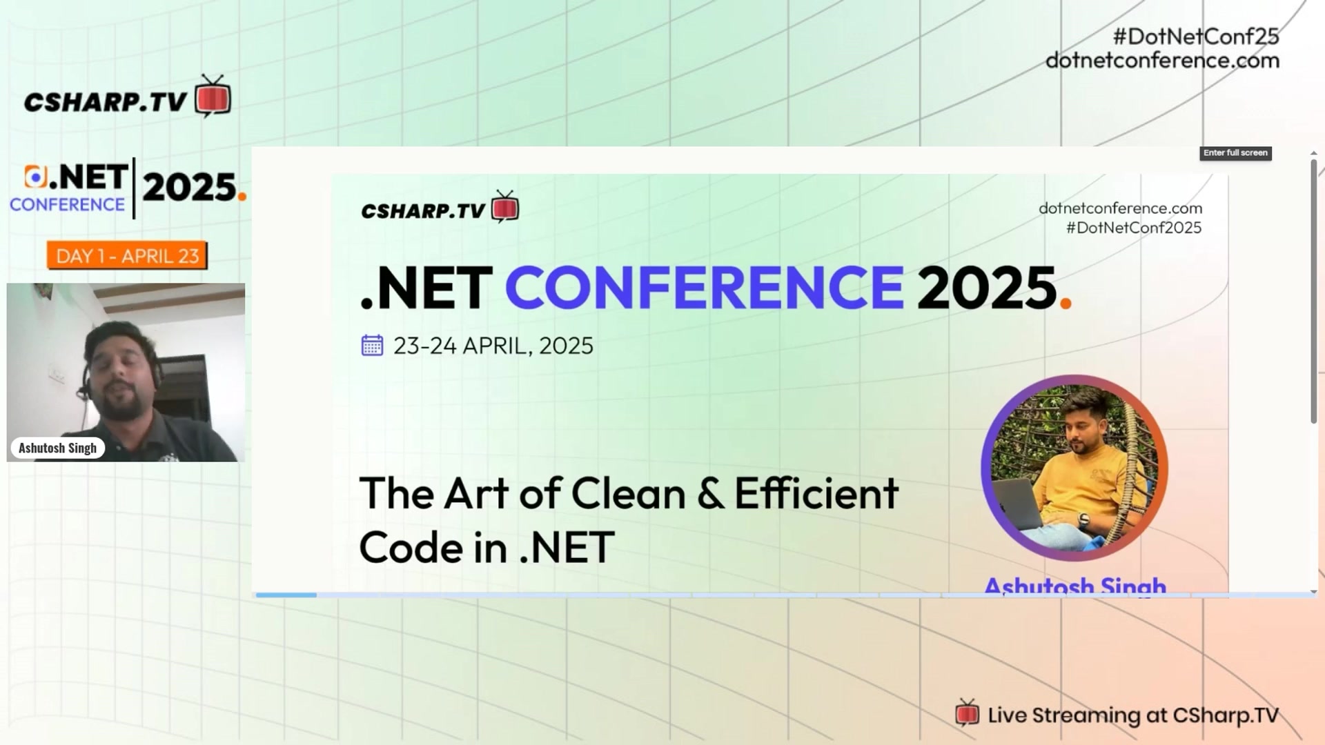 'Video thumbnail for The Art of Clean & Efficient Code in .NET'
