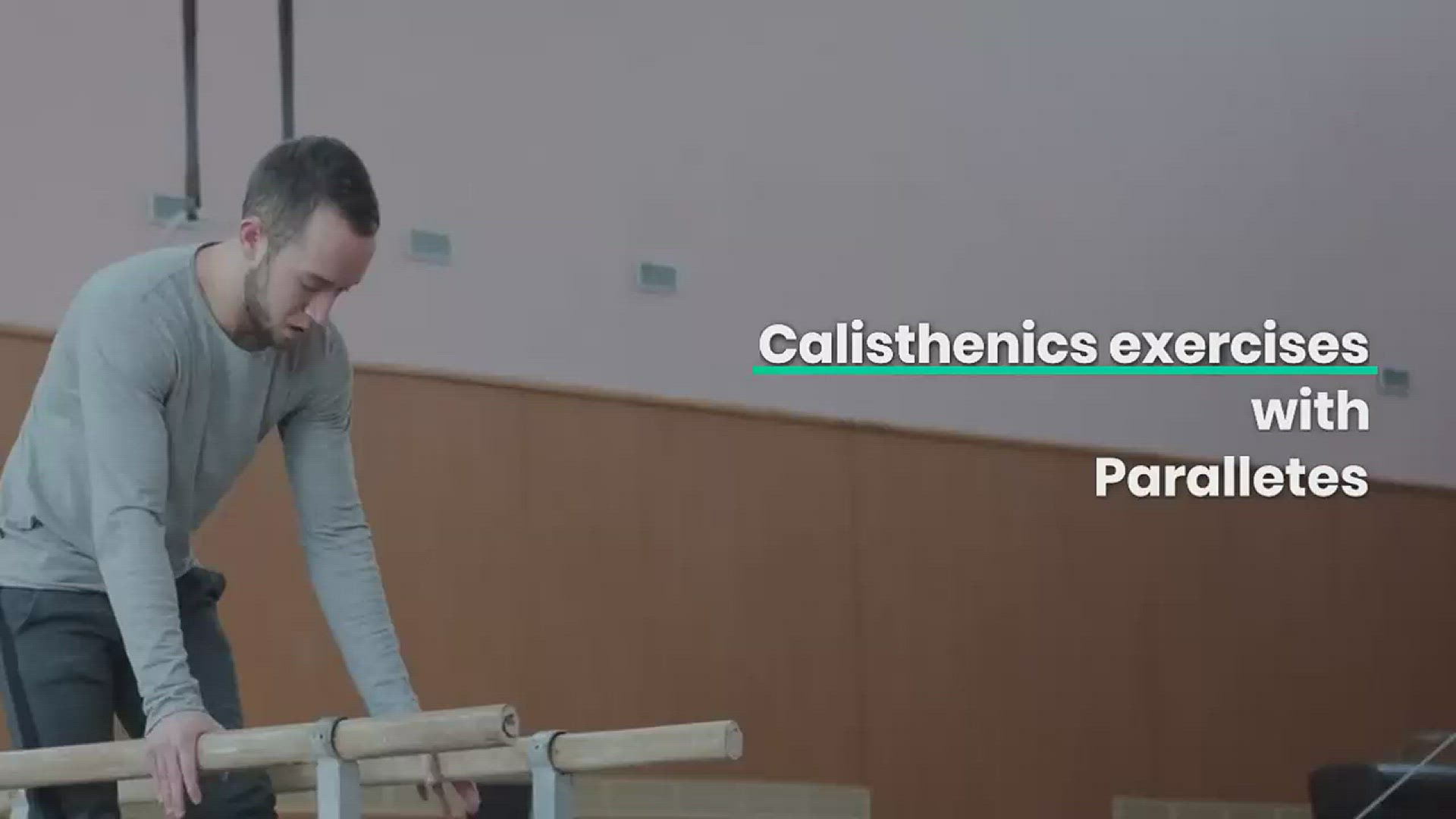 'Video thumbnail for Calisthenics exercises with parallettes'