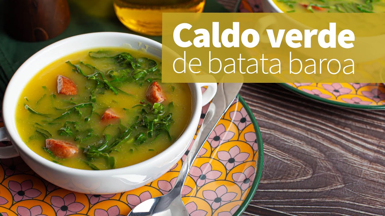 'Video thumbnail for MELHOR Caldo verde que você já comeu! SUPER FÁCIL DE FAZER'