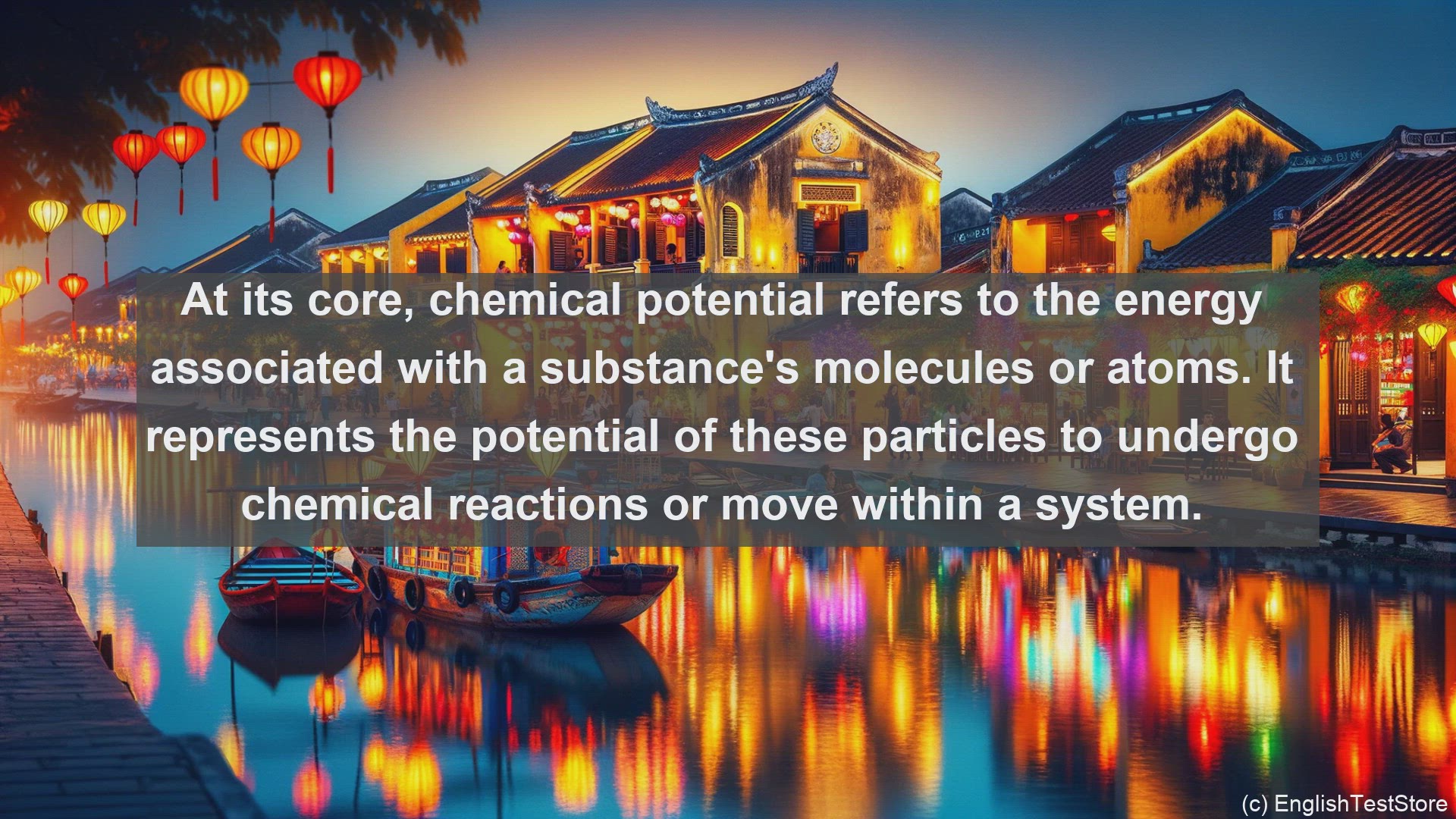 'Video thumbnail for Chemical potential in science  definition and examples'