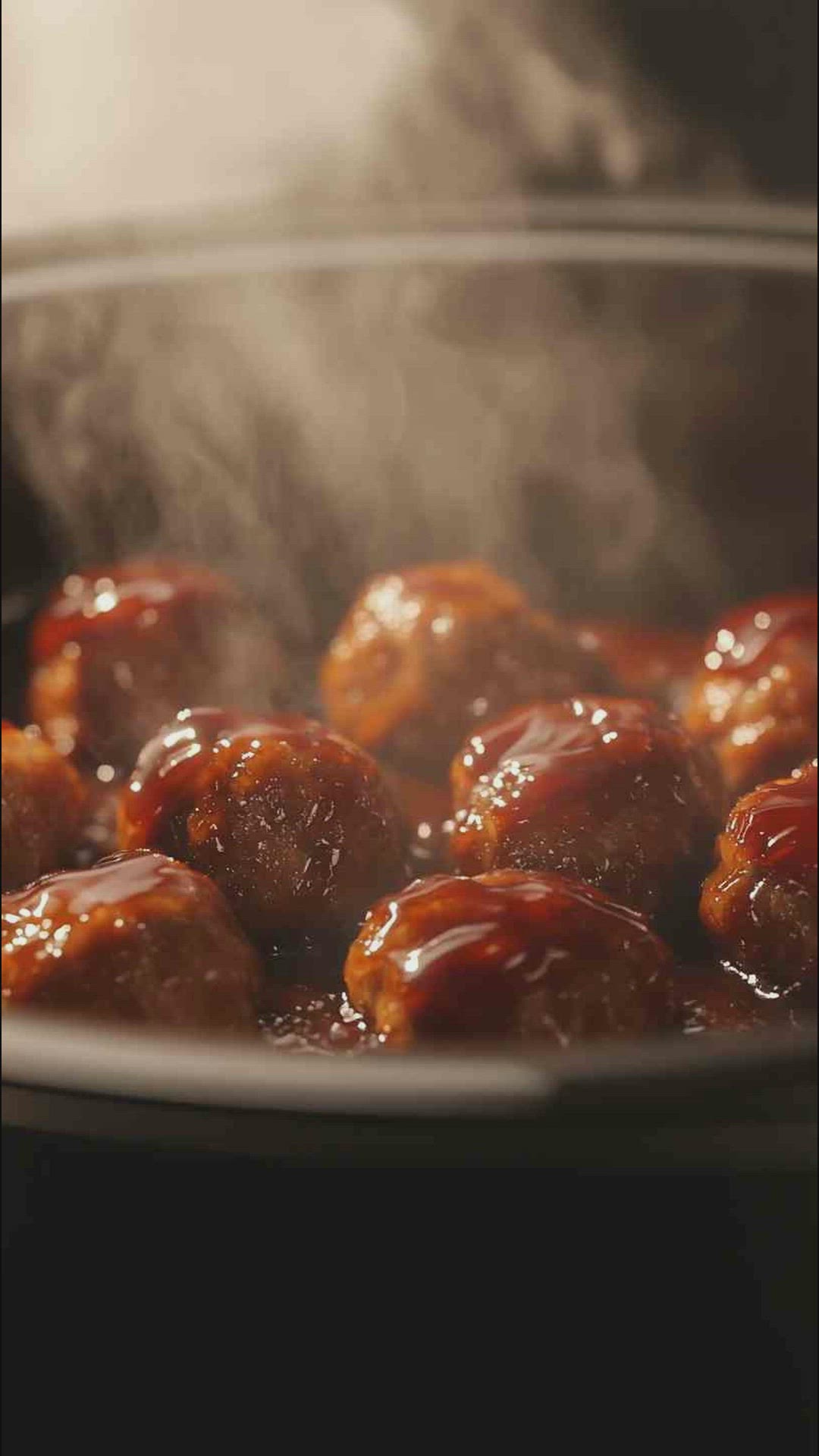 'Video thumbnail for Slow Cooker BBQ Meatballs Recipe'