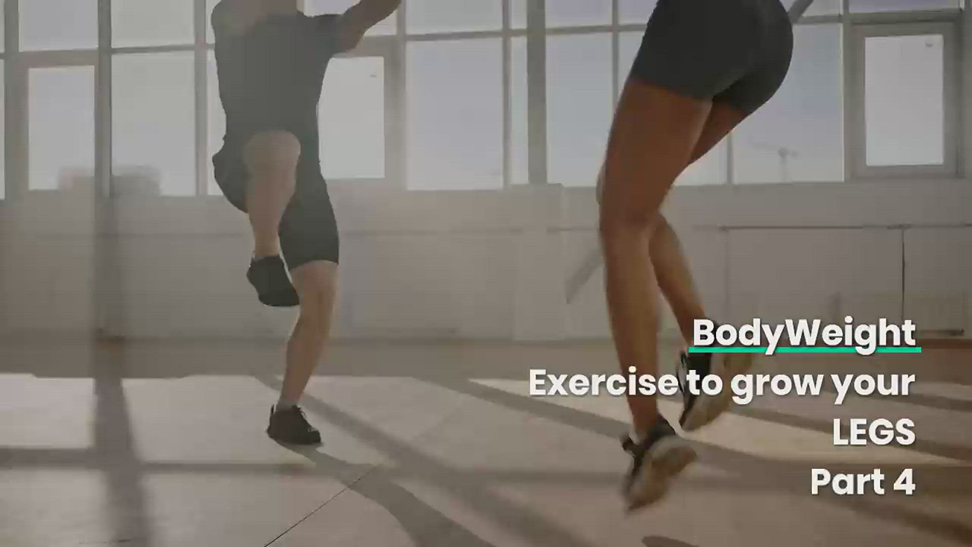 'Video thumbnail for Bodyweight exercises to build your legs | Part 4'
