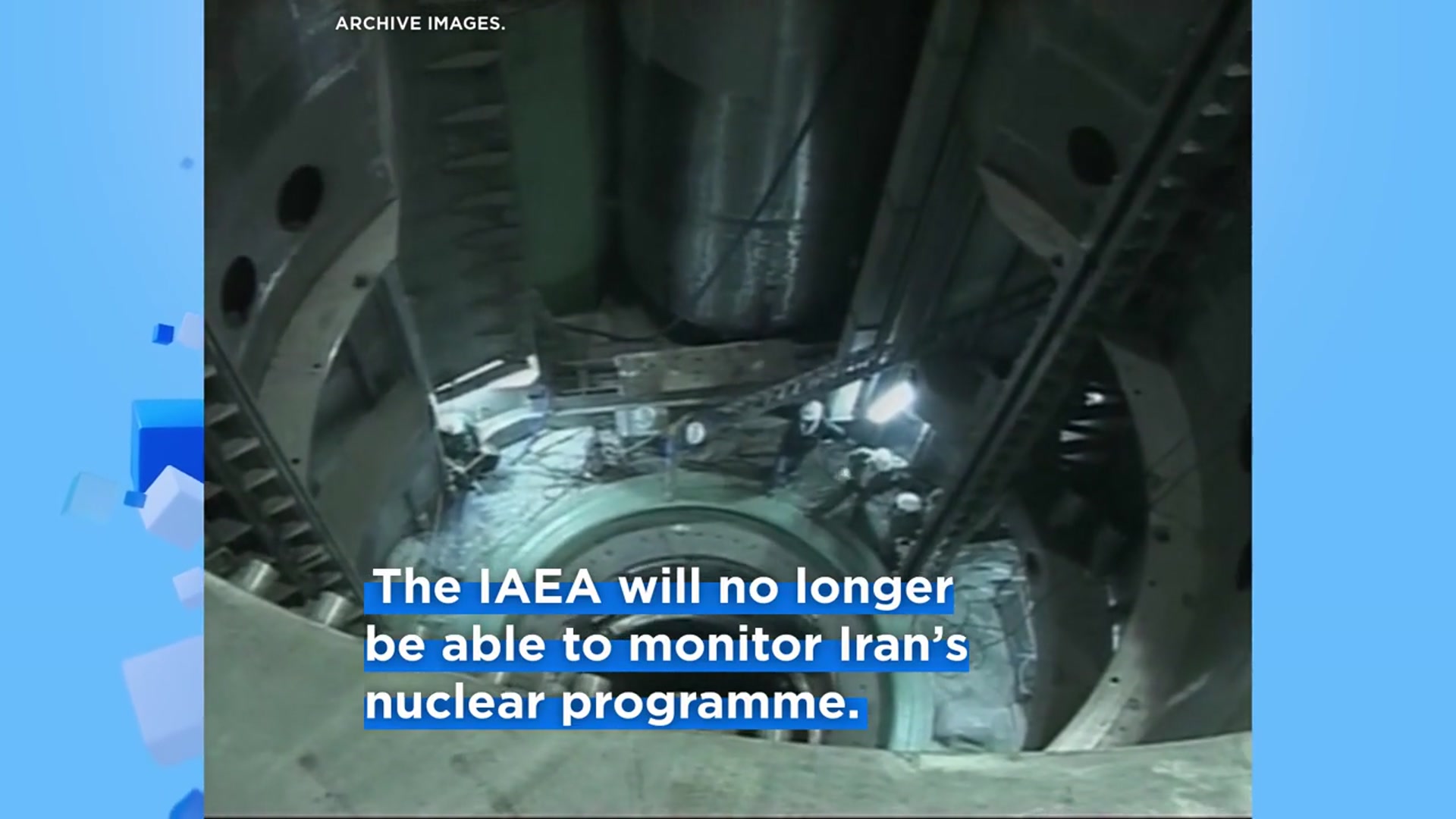 'Video thumbnail for Iran's president halts cooperation with UN nuclear watchdog, reports say'