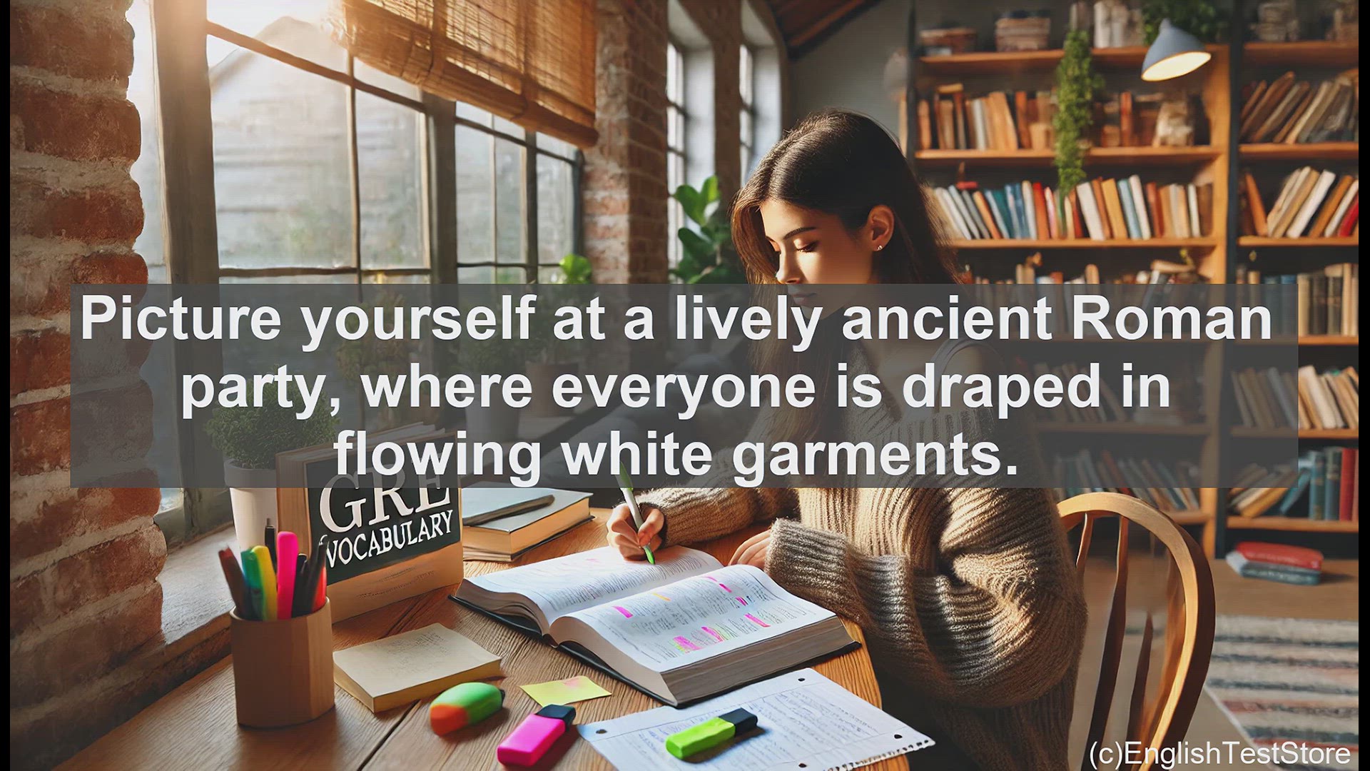 'Video thumbnail for GRE Vocabulary Lesson: Unveiling the Toga - A GRE Vocabulary Lesson'