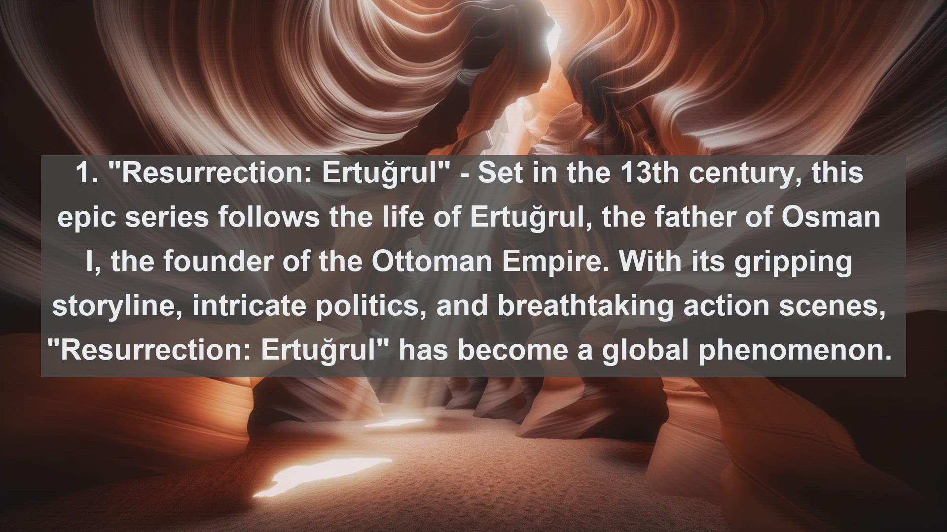 'Video thumbnail for Top 10 Turkish Historical Series Based on Novels'