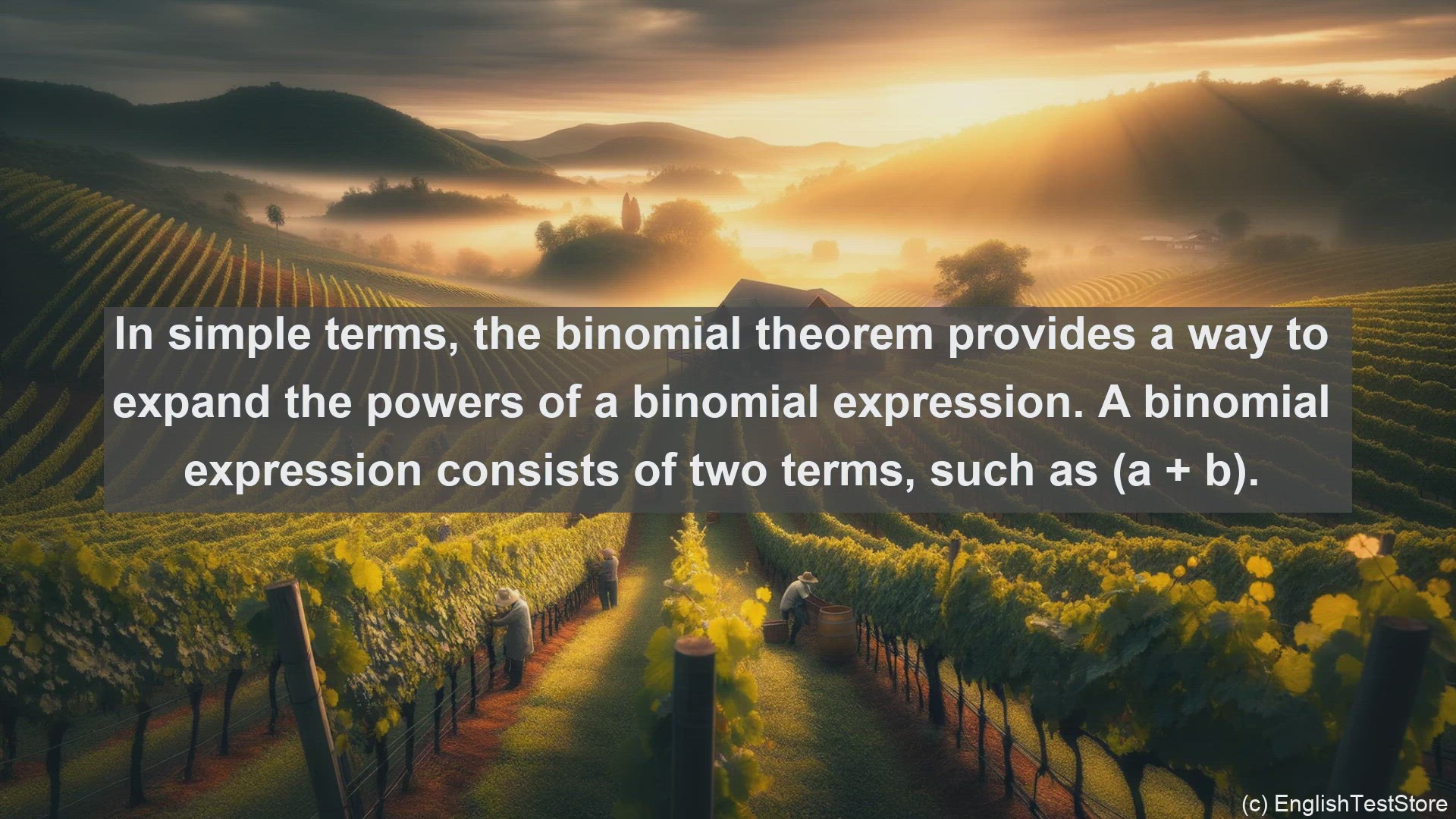 'Video thumbnail for Binomial theorem in science  definition and examples'