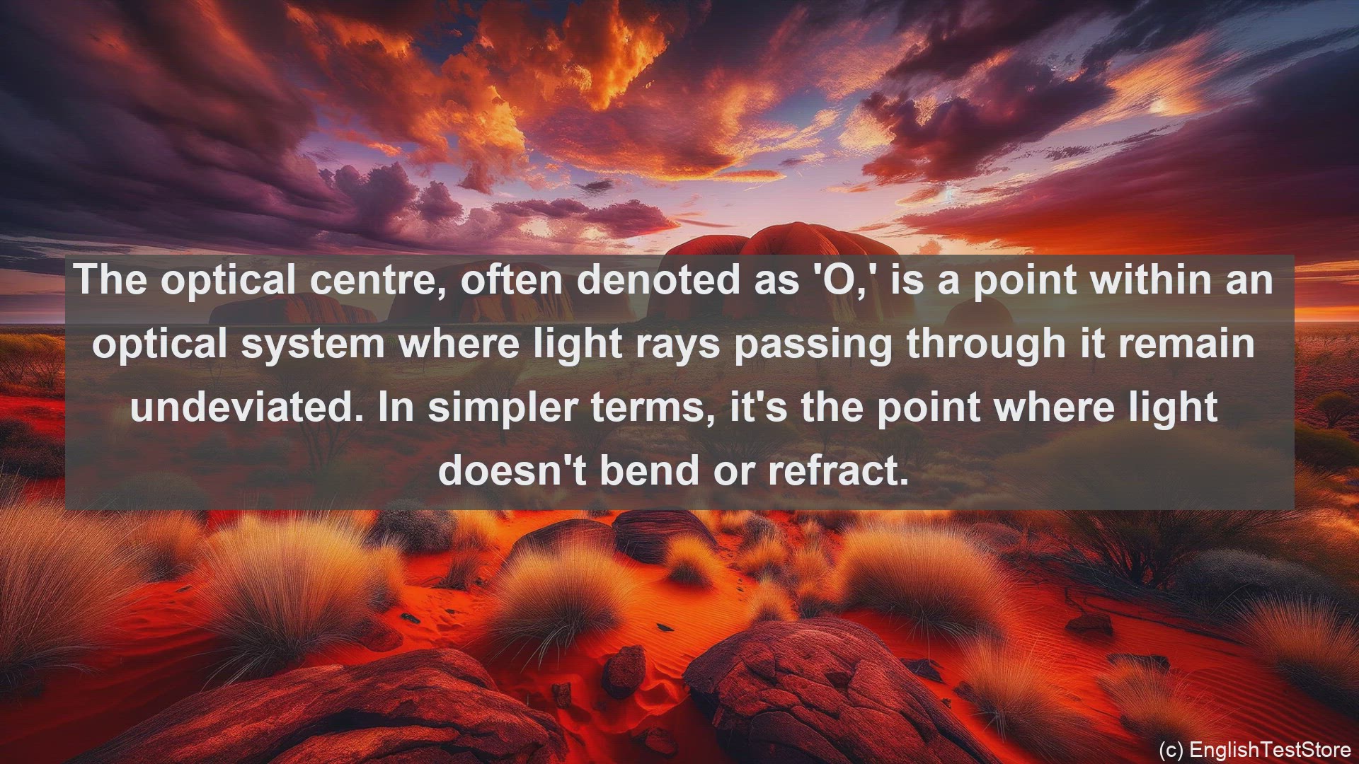 'Video thumbnail for Optical centre in science  definition and examples'