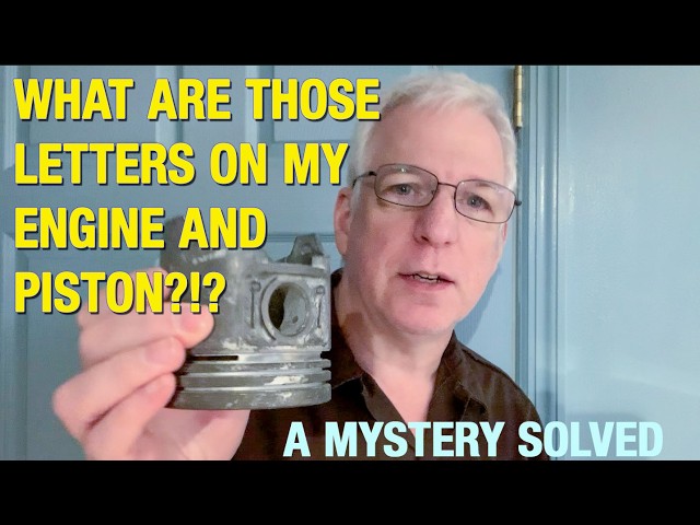 'Video thumbnail for What are those letters stamped on my engine and piston?'