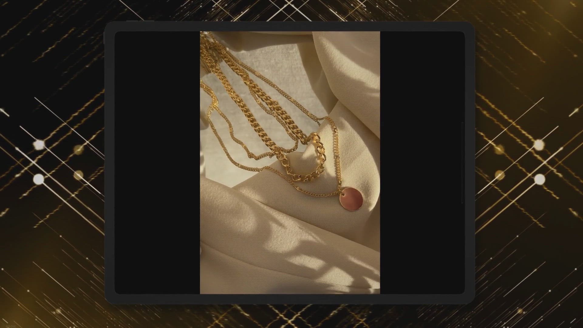 Video thumbnail for Mastering the Art of Layered Gold Chain Necklaces: A Step-by-Step Guide