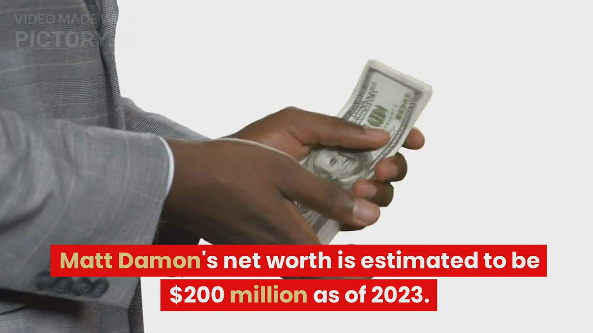 'Video thumbnail for Matt Damon Net Worth 2023'