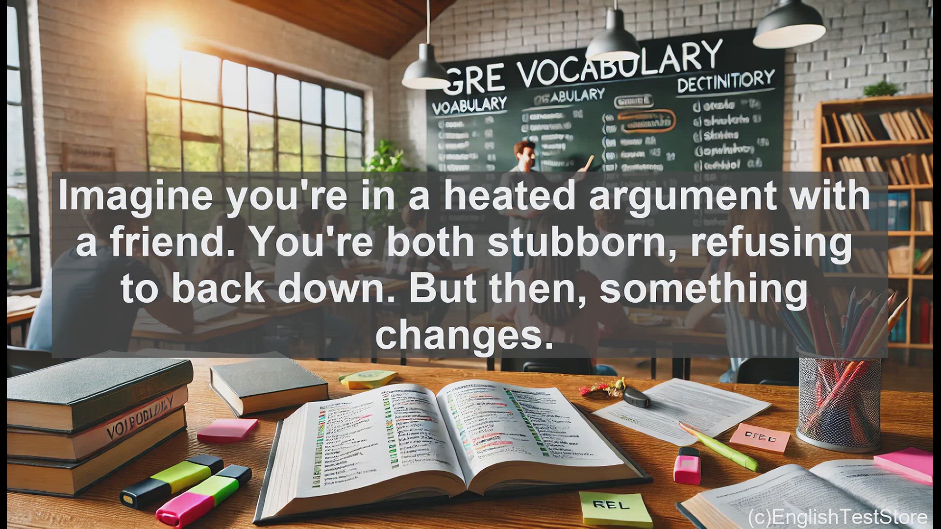 'Video thumbnail for GRE Vocabulary Lesson: Letting Go - The Art of Relenting'